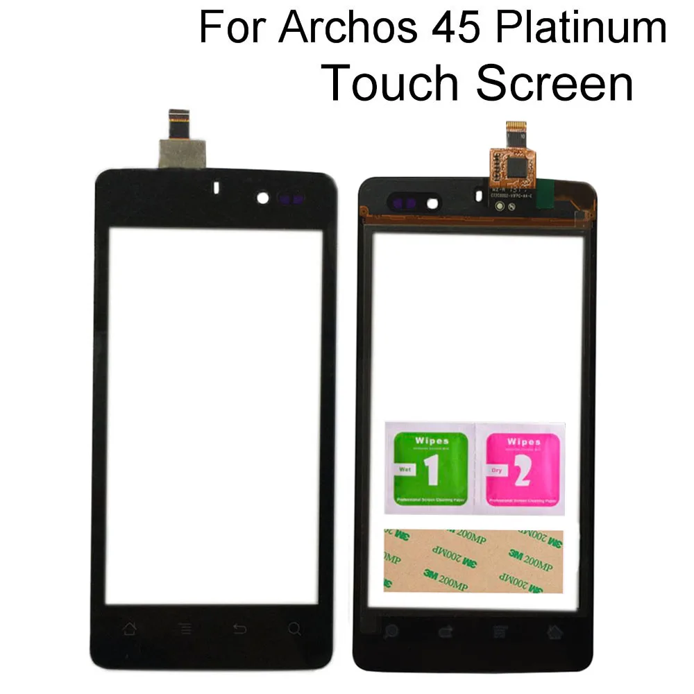 

4.5" Touch Screen Panel For Archos 45 Platinum Touch Screen Digitizer Touch Panel Sensor Front Outer Glass Touchscreen