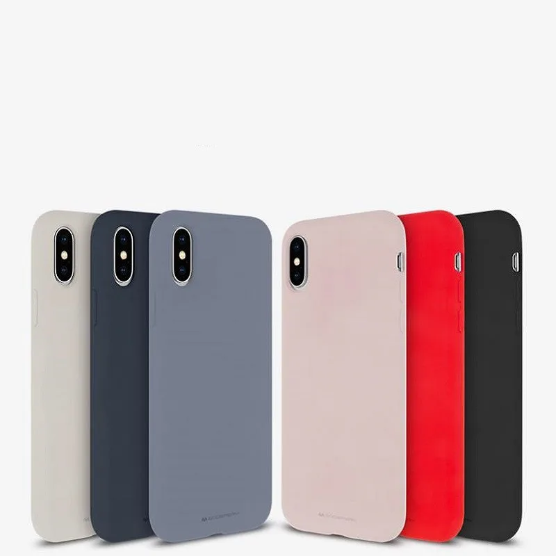 Оригинальный жидкий силиконовый чехол mercury goospery для SAMSUNG GALAXY S10 PLUS S10E S9 S8 S7 EDGE