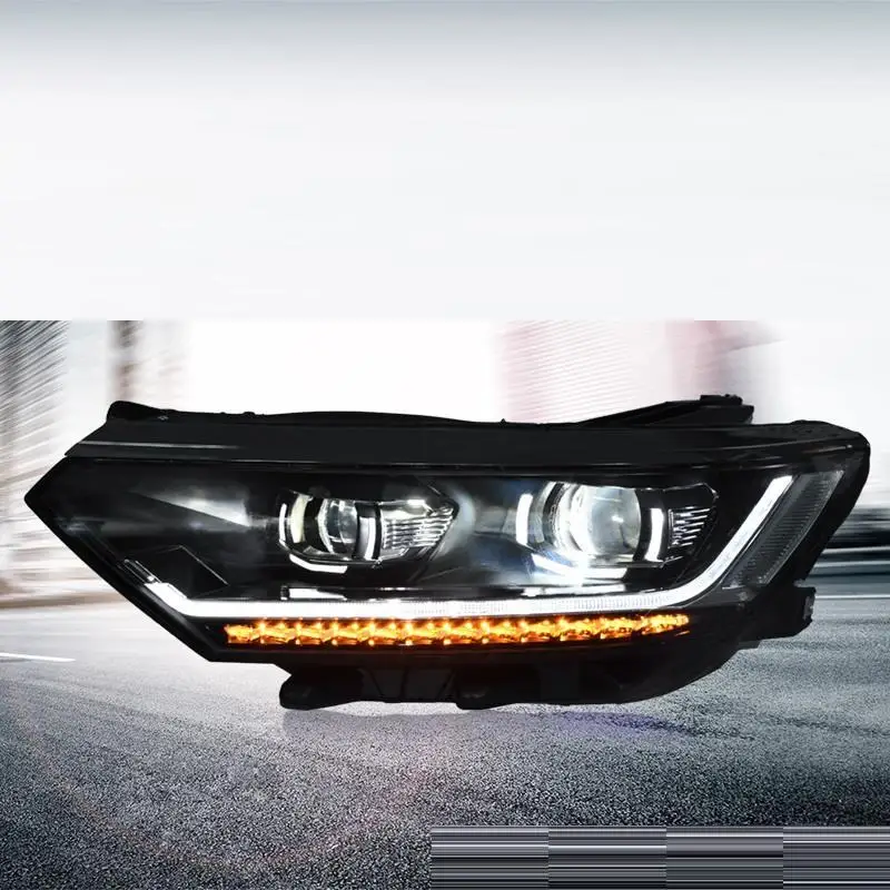 Автозапчасти Luces Led Para авто Drl аксессуары автомобильные лампы фары автомобильные фары в сборе 17 18 для Volkswagen Magotan