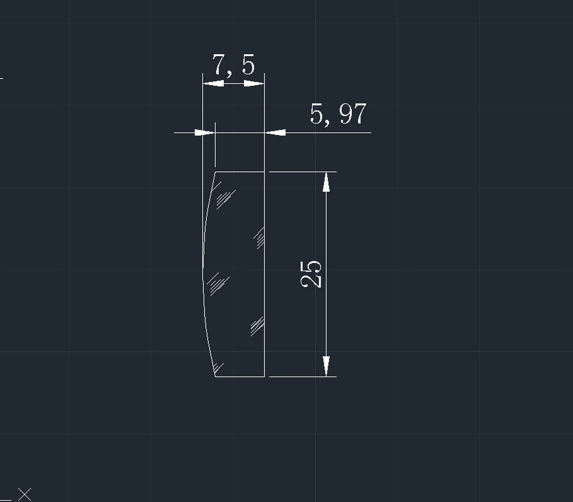 

Диаметр 25 мм фокусное расстояние 100 мм плоская выпуклая линза индивидуальное оптическое оборудование цветная Призма большая Лупа выпуклая ...