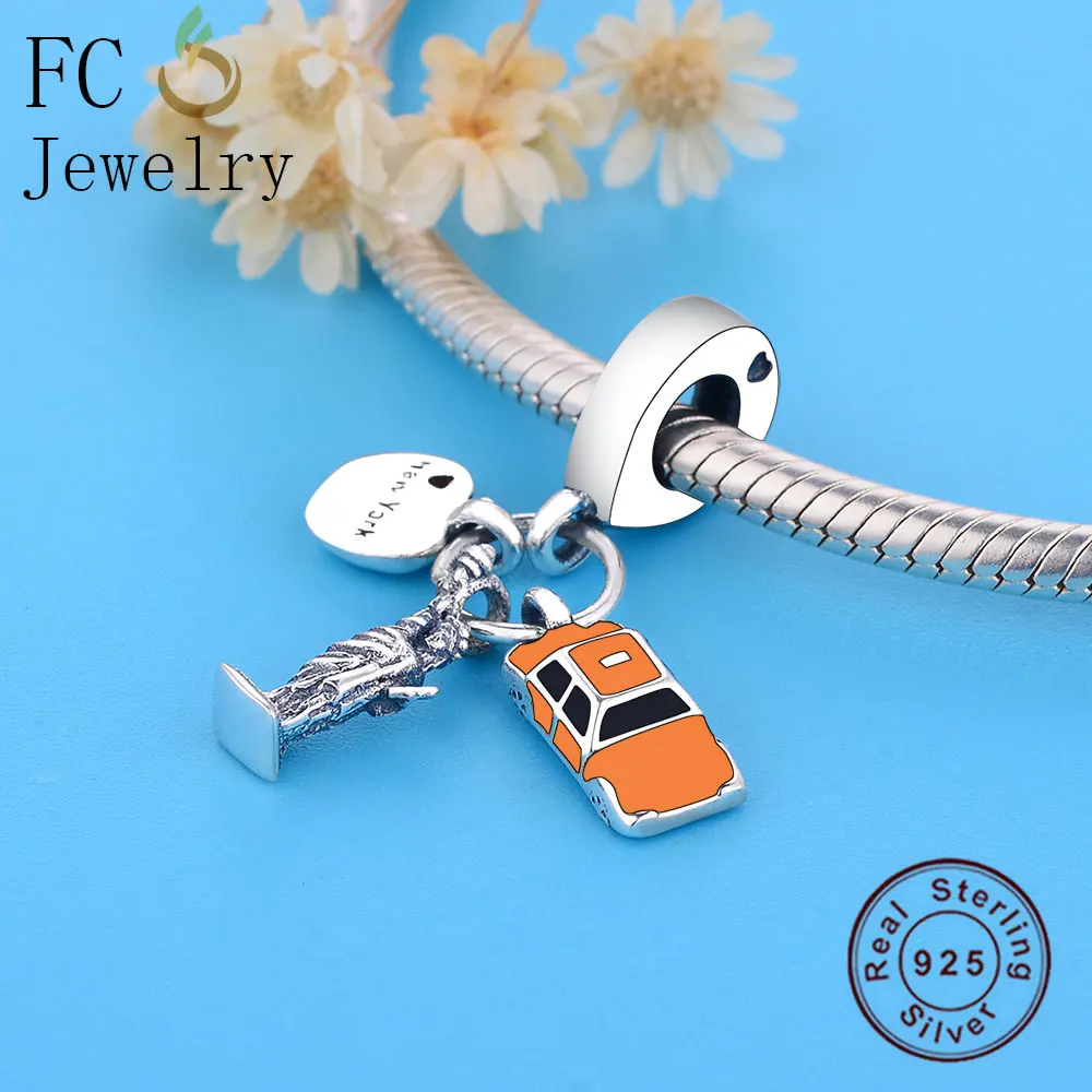 FC ювелирные изделия подходят к оригинальным браслетам Pandora брелоки 925 пробы