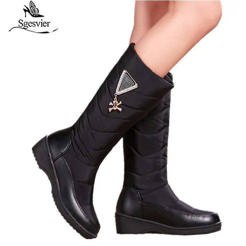 Женские зимние ботинки на платформе с принтом черепа Размеры 35 44|Зимние сапоги| |