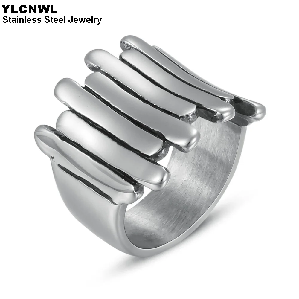 

Модные женские кольца из нержавеющей стали 2020, простые широкие милые ювелирные изделия для девушек и женщин, подарок для девушки