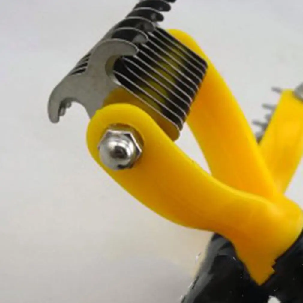 Расческа для ногтей с открытым узлом из нержавеющей стали Волшебная удаления