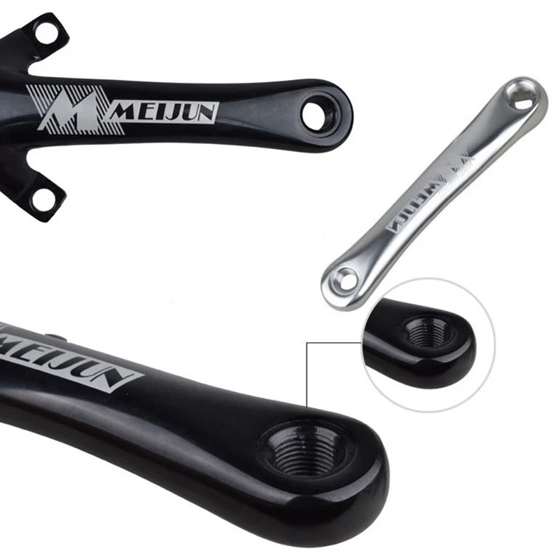 

Meijun Mountain Bike 170Mm 45T Crankset Aluminum Alloy Folding Bike Chain Wheel Crank Set