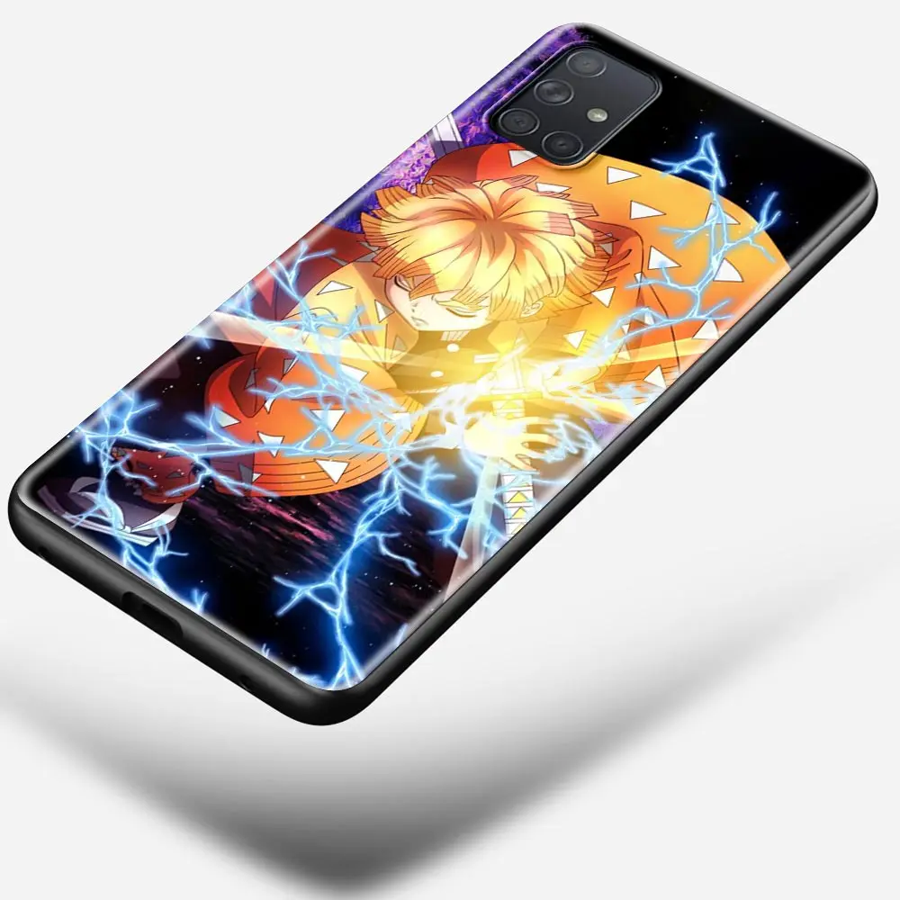 

Anime Demon Slayer Luxury Soft TPU Coque For Samsung Galaxy A21 EU A21S A12 A02S A51 A71 Shockproof Cover A11 A31 A41 Case