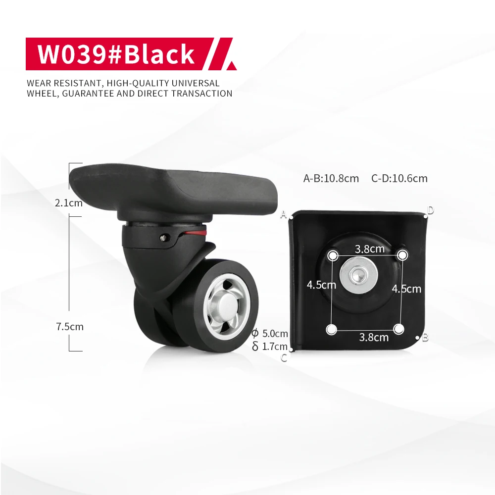 DILONG W039 Trolley suitcase wheel accessories replacement universal practical wheels repair high-end rollers caster