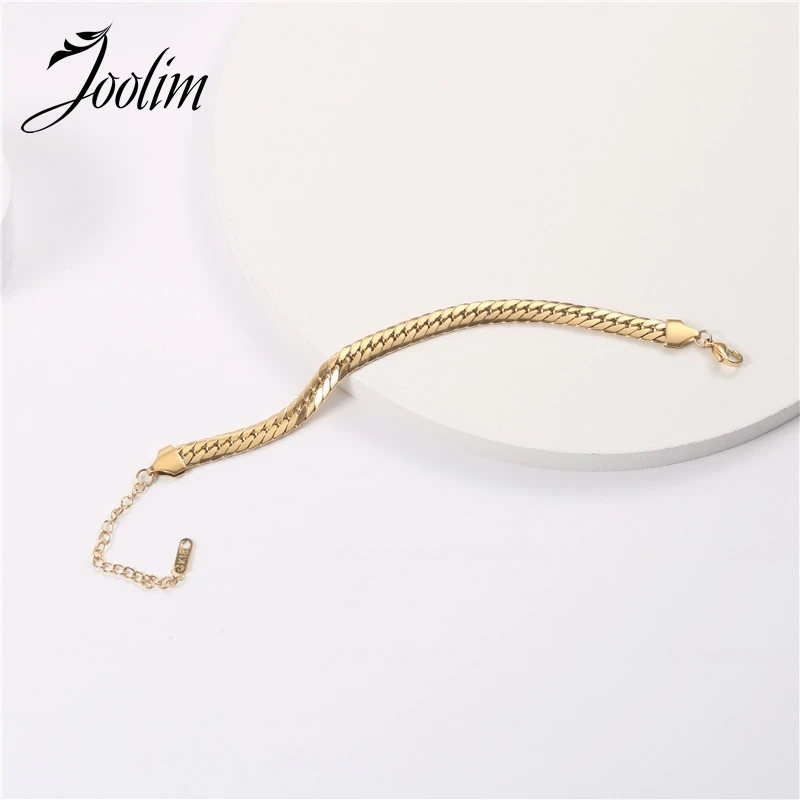

Joolim High End PVD Plated Chain Bracelet Design Jewelry