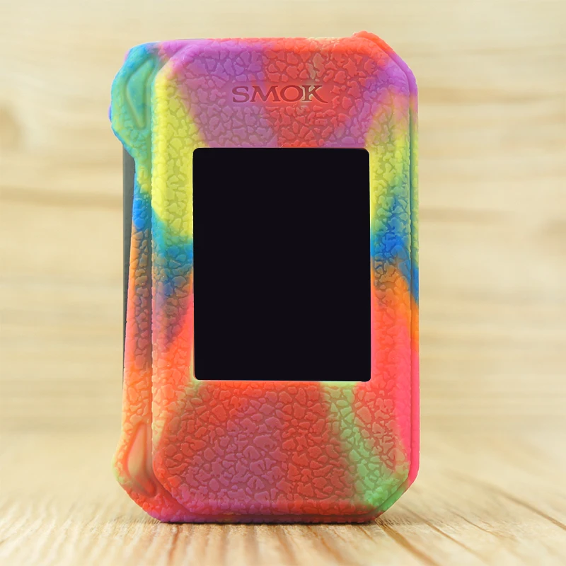 rainbow Цветной чехол SMOK G-priv 2 230W силиконовый защитный чехол/рукав 13 цветов для Smok G-priv 2 Vape быстрая - Цвет: rainbow