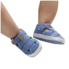 Сандалии для маленьких мальчиков и девочек, классические спортивные мокасины с мягкой подошвой