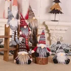 1 шт., Безликий гном Санта Клаус, рождественская елка, подвесное украшение, кукла, Рождественский кулон, декор для домашней вечеринки, 2021, новогодние подарки для детей