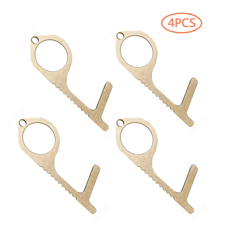 4/2/1 шт Портативные дверные ручки Бесконтактный безопасный открывалка для двери