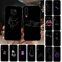 yndfcnb minimalist style series lines hand phone case for huawei honor 7a 7c ru 5 7 8 8x 9 10 20lite 10i 20i honor play 6 3