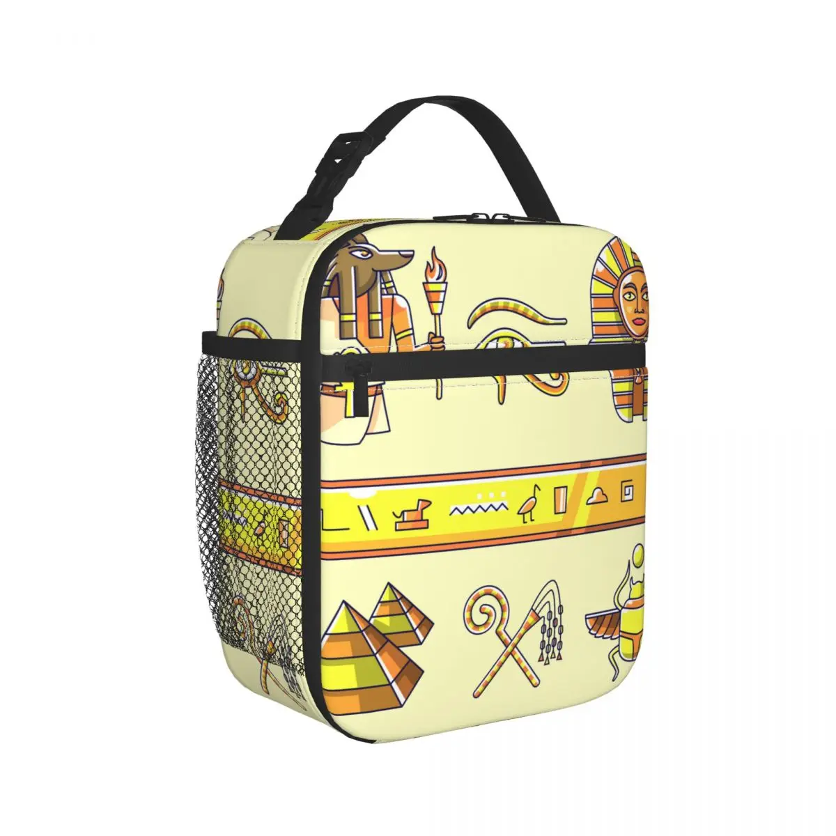 

Egypt Gods Symbols Insulated Thermal Cooler Lunch Box Bag For Work Picnic Bag Car Bolsa Refrigerator Portable Bag