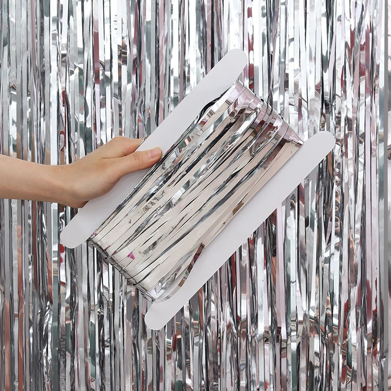 Conjunto de globos de l&aacute;tex de Frozen, guirnalda de copos de nieve y Flash, cortinas de fondo de plata para cumplea&ntilde;os de reina de la nieve, decoraciones de cumplea&ntilde;os de Elsa, 118 piezas-5