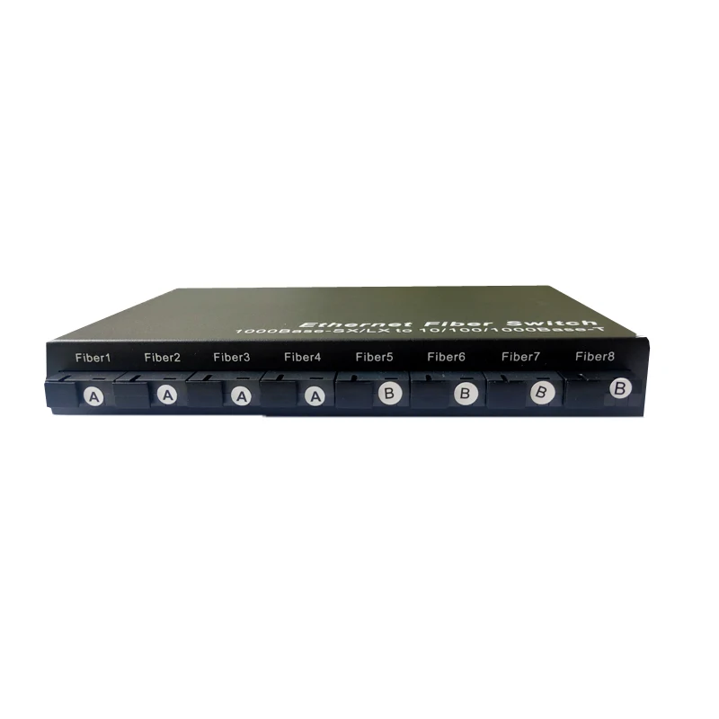 8Port 10/100/1000M Ethernet Switch 8 Fiber Port 2 Port UTP RJ45 Gigabit Erhetnet Switch FTTH  fiber optic media converter