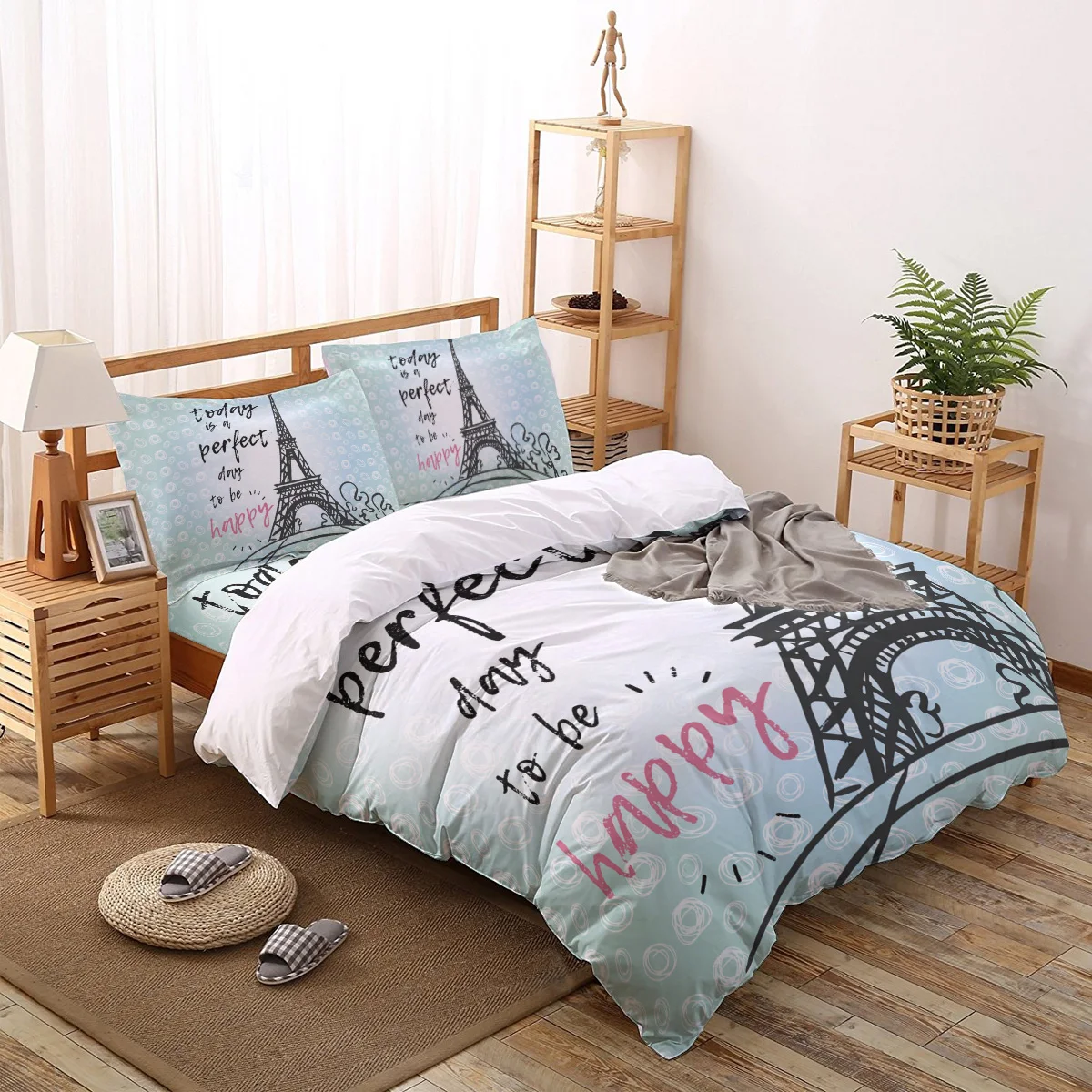 

Eiffel Towers Bedding Set For Home Duvet Cover Set Bedclothes Bed Linens Sheet Queen King Size Qulit Covers