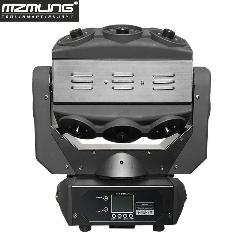 9x0 5 Вт RGB светодиодный лазерный светильник DMX512 паук подвижный головной DJ/бар