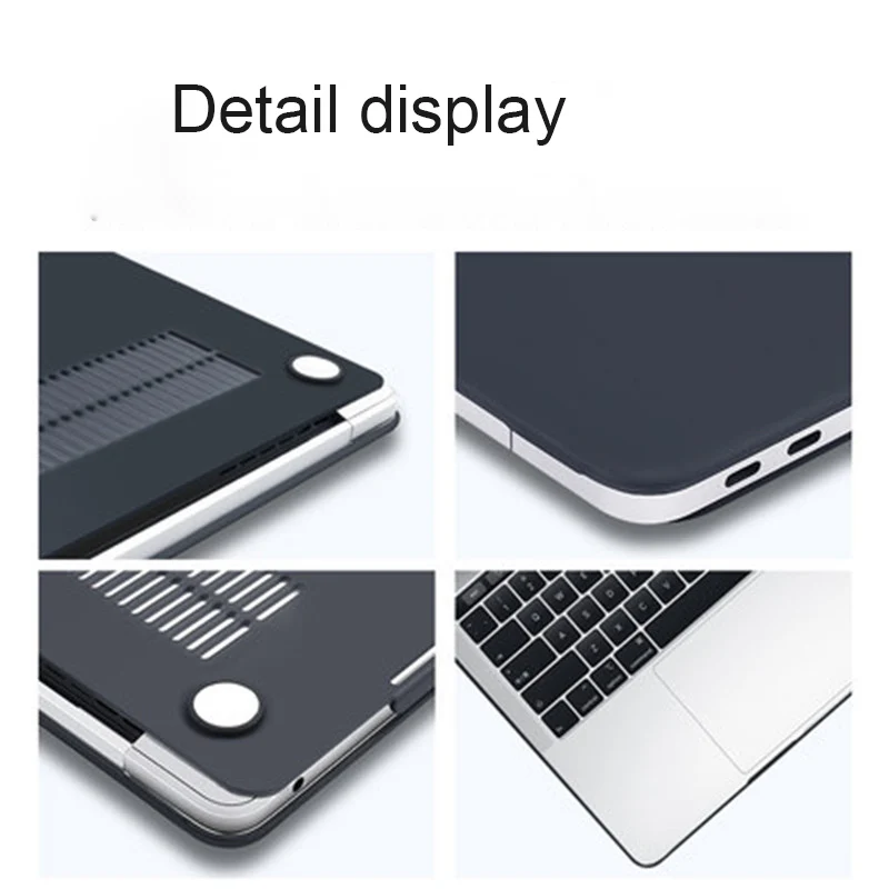 Чехол для ноутбука MacBook Pro 2017 2018 2019 Retina 13 15 дюймов Матовый Жесткий пластиковый с