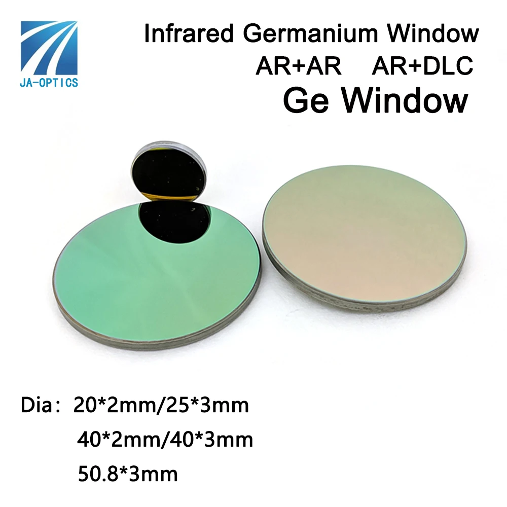 Оптический инфракрасный германиевый объектив с оболочкой диаметр 40 мм |