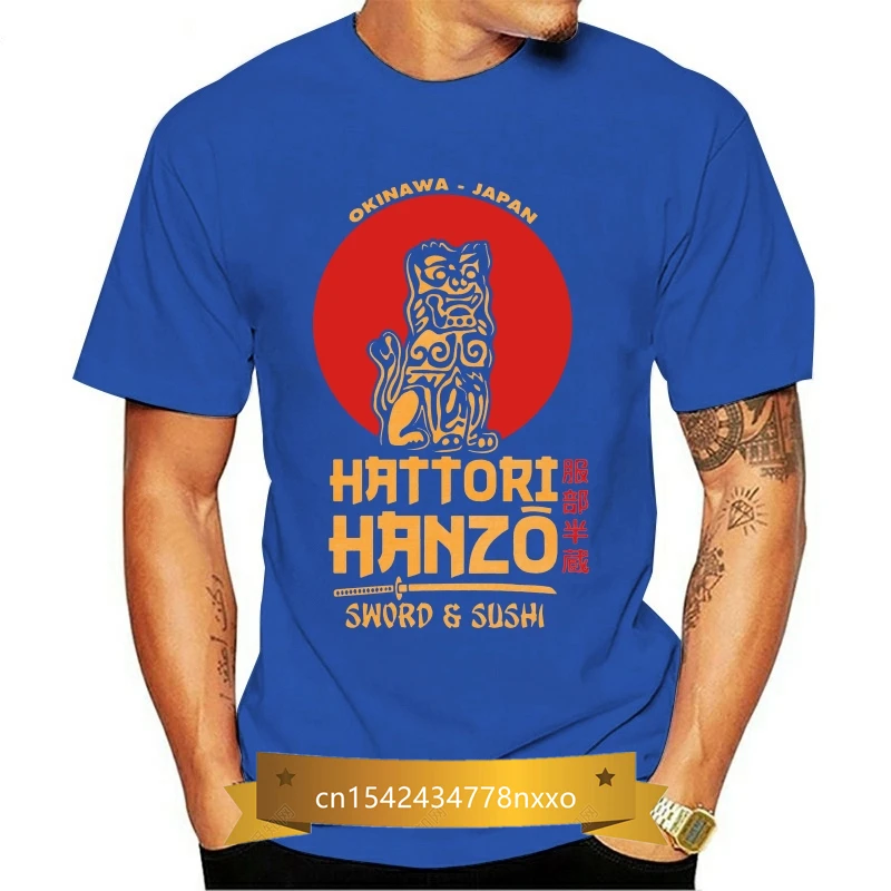 

100% Cotton O-neck Custom Printed Tshirt Men T shirt Hattori Hanzo - Kill Bill Women T-Shirt