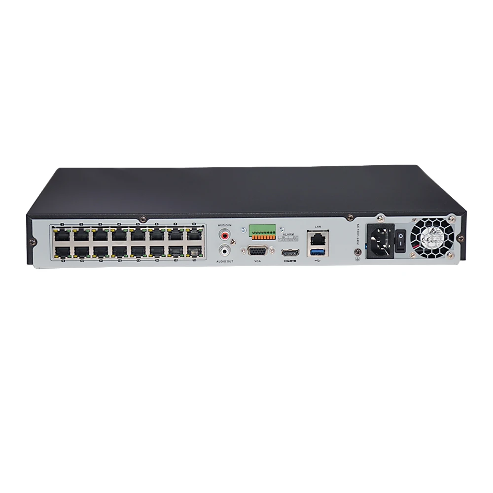 Verkaufen Hikvision 16CH 16POE 12MP OEM NVR DS-7616NI-I2/16P (DT616-V2/P16) Für IPCamera Max 2SATA Plug & Play Netzwerk Video Recorder CCTV