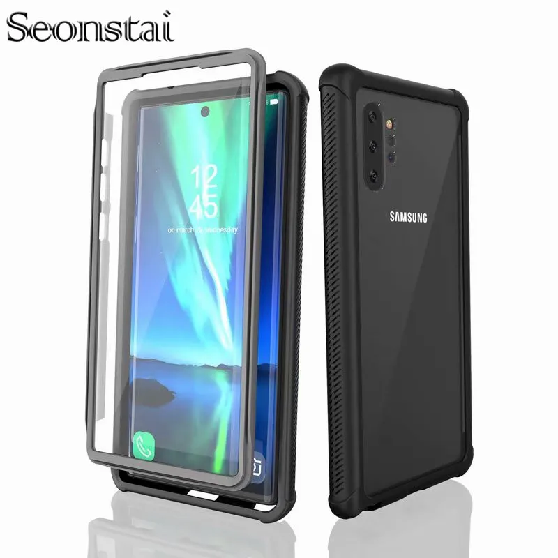 Водонепроницаемый армированный Гибридный Прочный чехол для Samsung Note 10 Pro