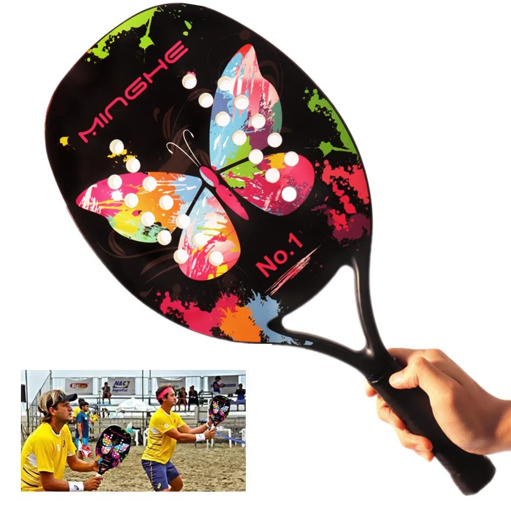 

Professional Raquete De Beach Tennis 3K Carbono EVA Foam Core Lightweight Tenis Racket Feminina Raqueta