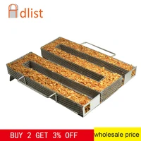 barbecue accessories bbq pellet maze smoker hot cold smoke generator stainless steel apple wood chips smoking bbq grill tools