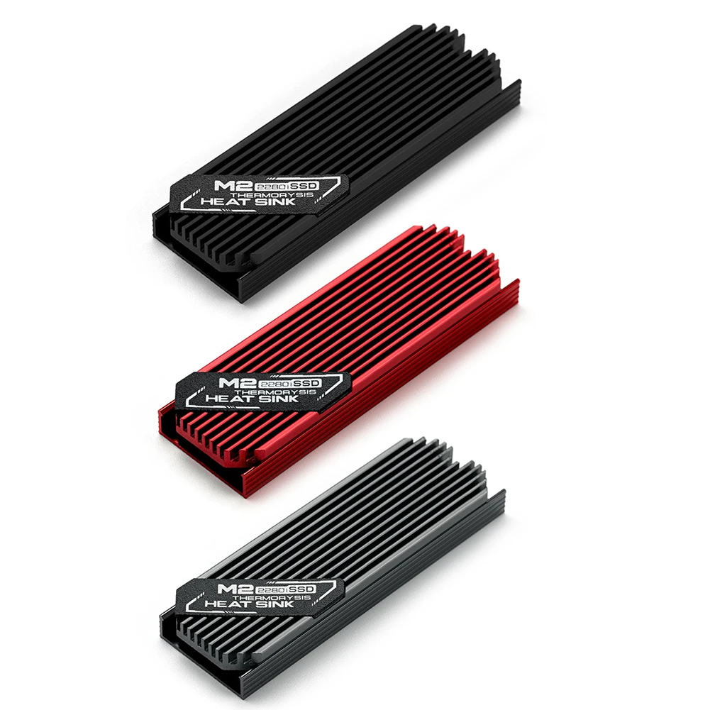 

Ultra-thin M.2 Solid State Hard Disk Heatsink Aluminum Alloy Cooler Cooling Thermal Pads Heat Radiator For Pcie 2280 Ssd