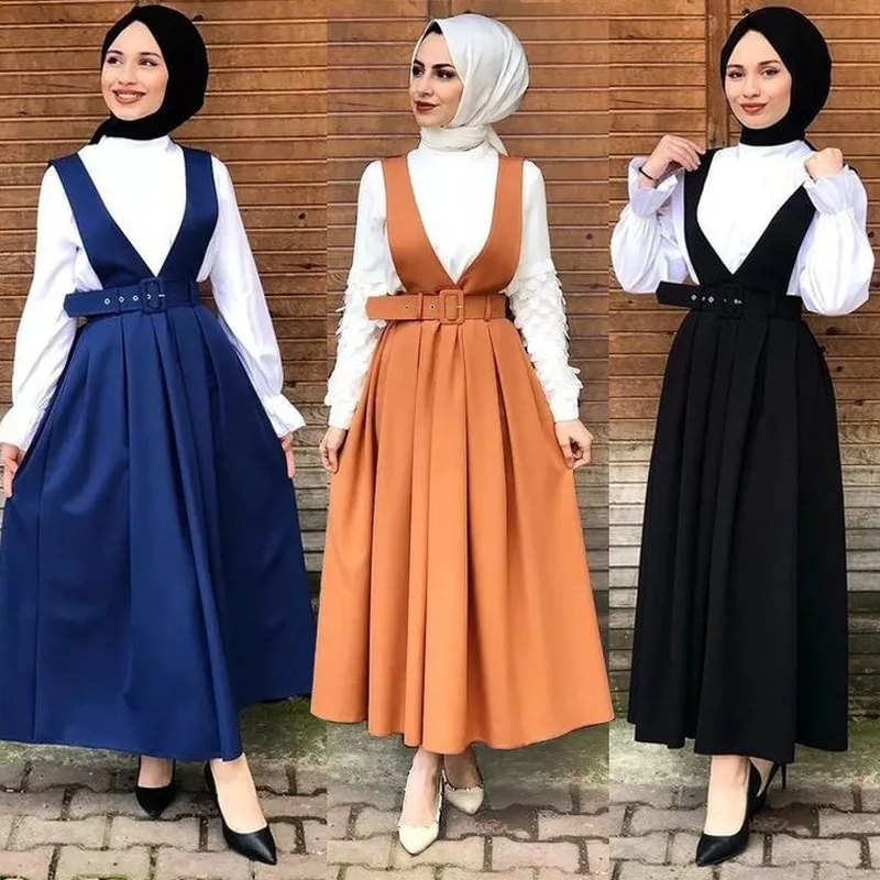 

Abaya Dubai Turkey Muslim Hijab Dress Kaftan American Islamic Clothing Abayas Dresses for Women Robe Musulman Femme Vestidos