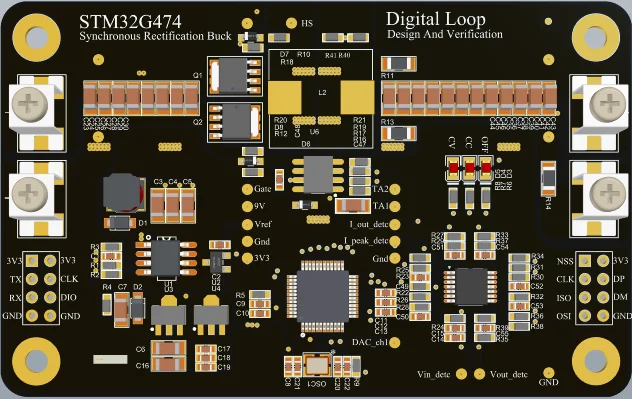 

STM 32g474 Digital Power Development Board, STM Power Development Board