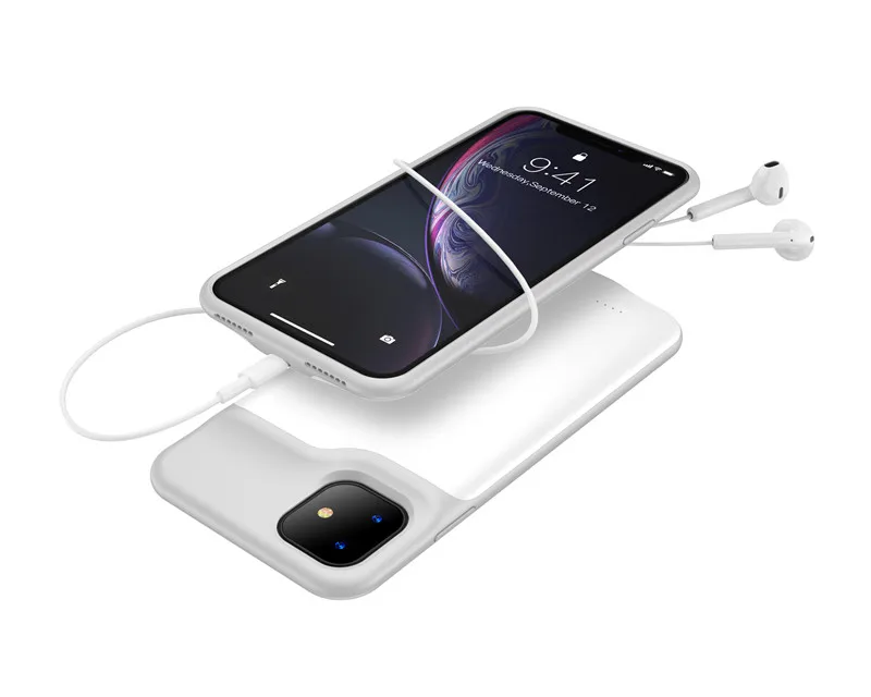 Фото Чехол для телефона iPhone 11 6 1 дюйма с зажимом на заднюю крышку тонкий силиконовый Чехол для телефона iPhone 11 6 1 дюйма с зажимом на заднюю крышку тонкий силиконовый
