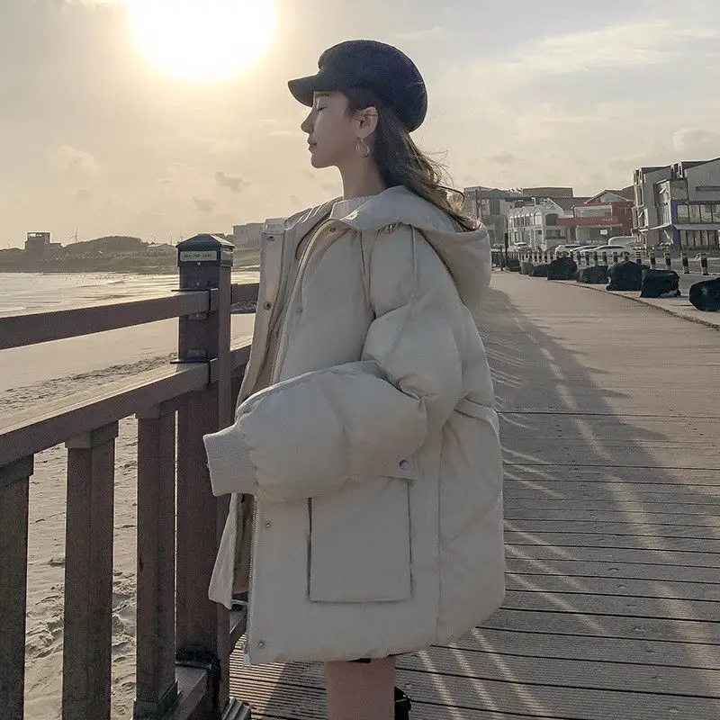 

Winter coat cotton coat female 2020 new cotton padded jacket Student Korean version loose short bread coat anti season cotton cl