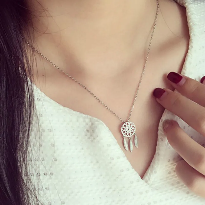 Ожерелья и кулоны Ловец снов из стерлингового серебра 925 пробы | Украшения