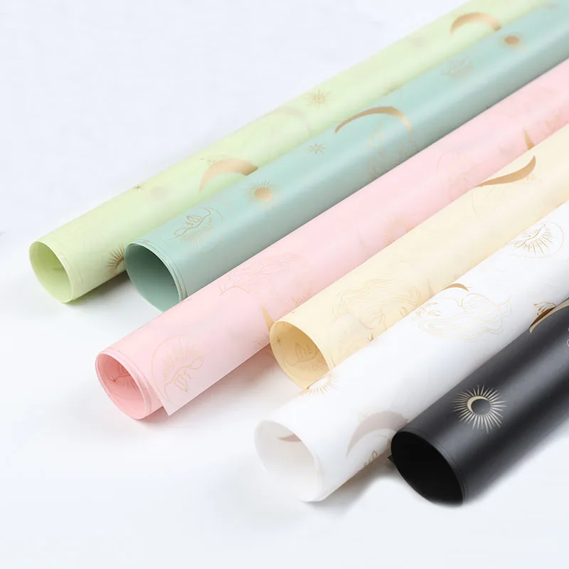 20pcs Cynthia корейские цветы упаковка фотобумага цветочный букет поставки 58cm *