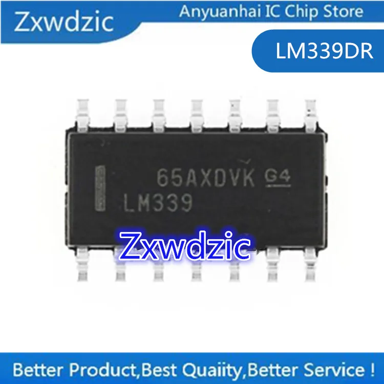 

100% новый импортный оригинальный LM339 LM339DR LM339DT 339 LM339MX LM339M SOP-14 четырехъядерный Компаратор напряжения
