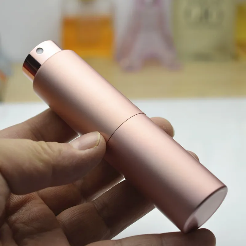 Алюминиевая трубчатая флакон для духов 20 мл однотонная бутылка спрей со