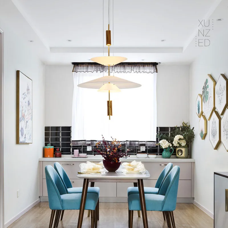 Luces colgantes acrílicas de estilo nórdico para restaurante, luz del águila para salón, dormitorio, galería y cafetería