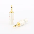 10xaudiocrast 3,5 мм стерео аудио штекер hifi кабель для наушников Сделай Сам аудио штекер