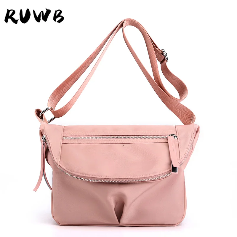

Sweet Girls Waterproof Nylon Casual Crossbody Bags for Women Small Flap Shoulder Bag Ladies Cell Phone Clutch Purse Sac A Main