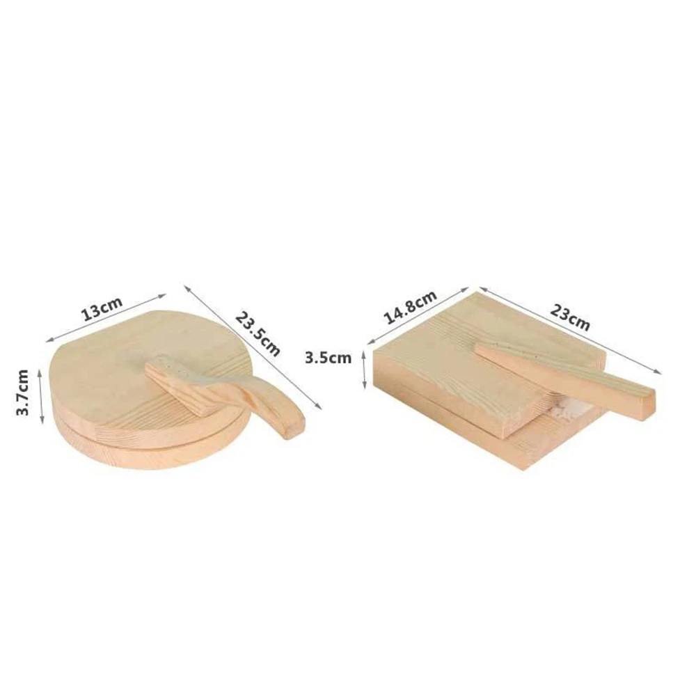 

Wood Dumpling Pressing Tool Dough Presser Dumpling Skin Wrappers Presser Dumpling Wrapper Mold Kitchen Gadget Baking Pastry Tool