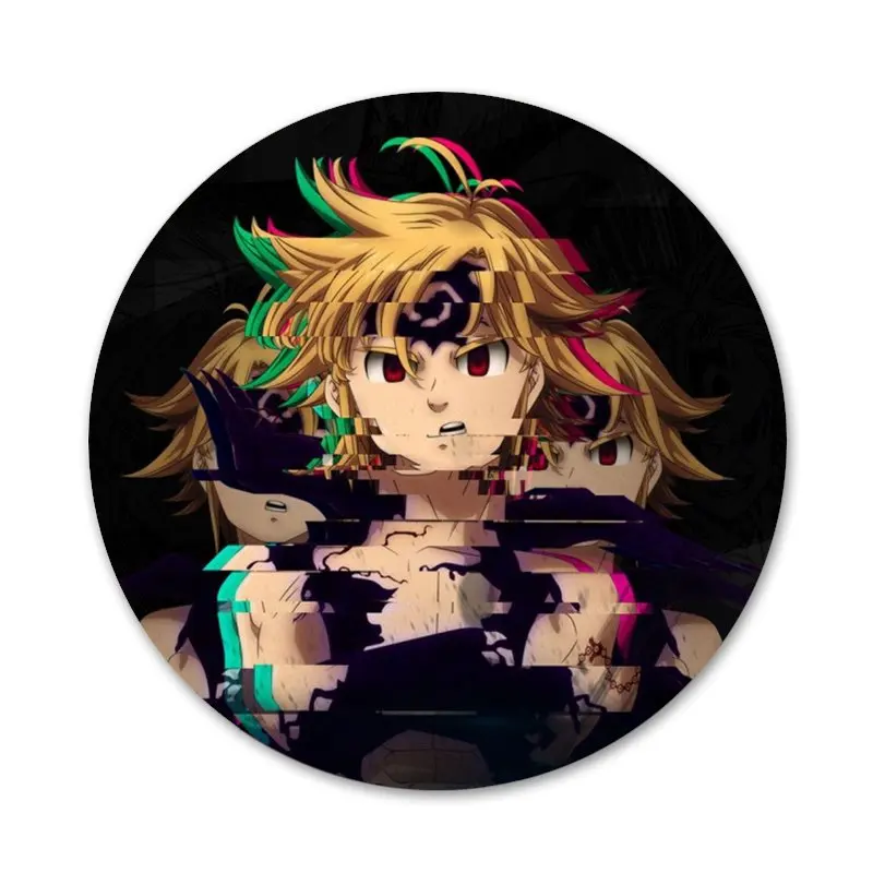 Семь смертных грехов мелиодас значок для одежды украшение рюкзака подарок | Дом и