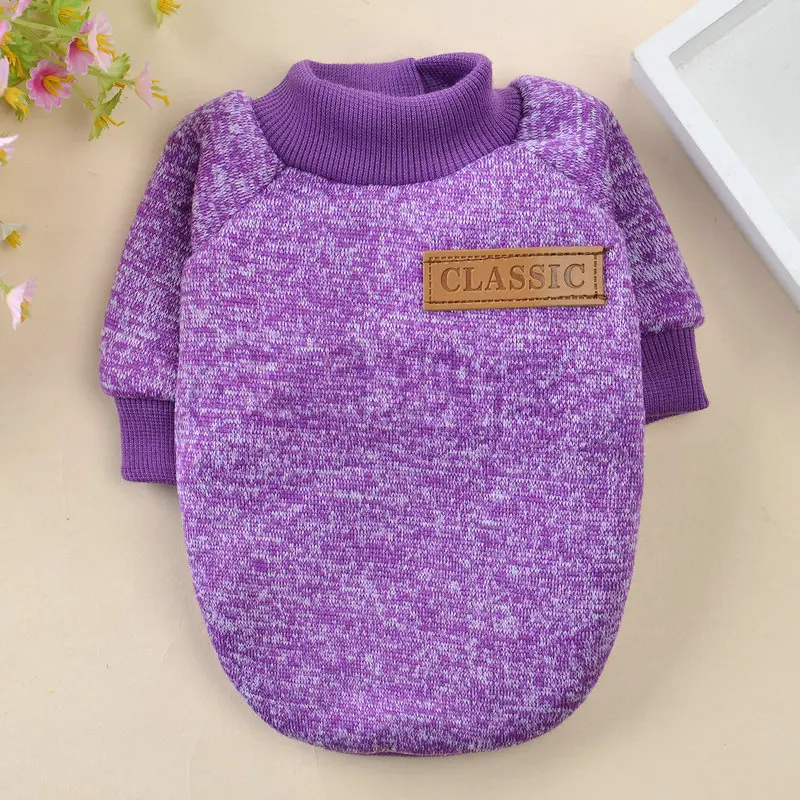 Новая одежда для домашних животных собак свитер два фута плюшевый осенний и