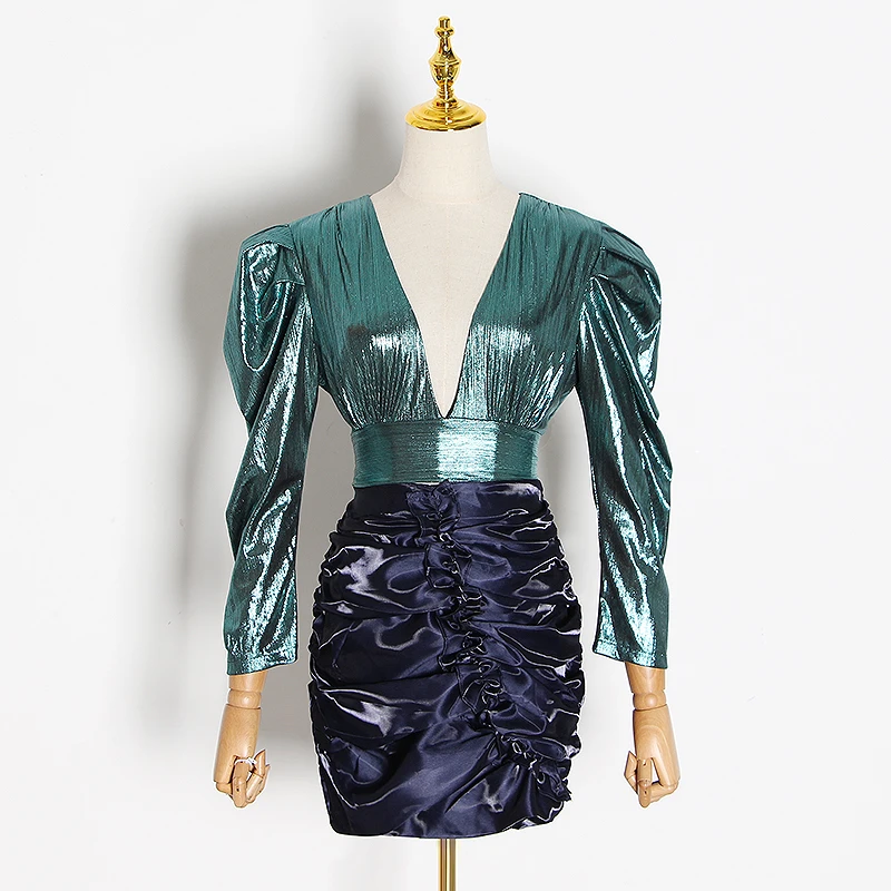 CHICEVER сексуальный тонкий наборы для Для женщин v-образный вырез Пышное