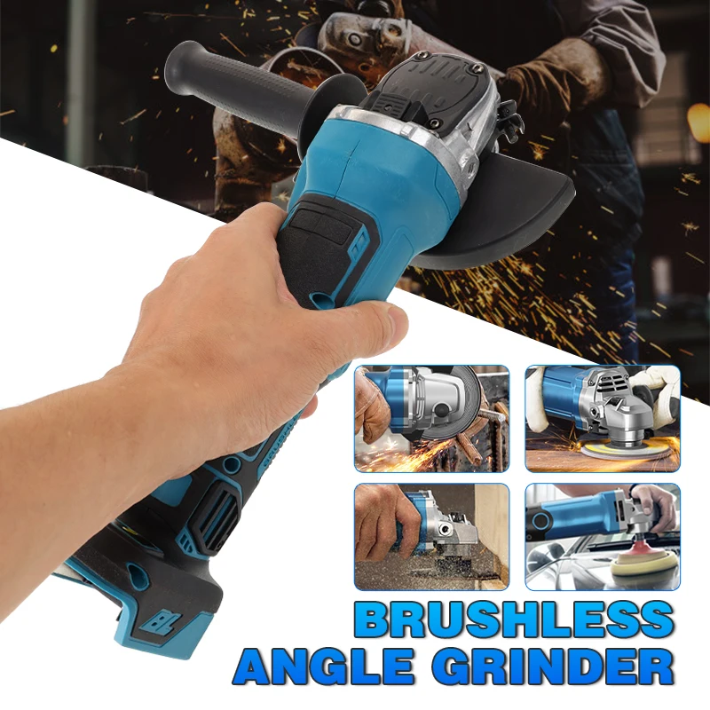 Электрическая бесщеточная аккумуляторная ударная угловая шлифовальная машина