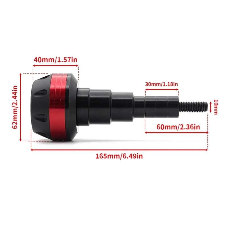 

Motorcycle Crash Protector Engine Cover Frame Sliders Falling Protector T21E