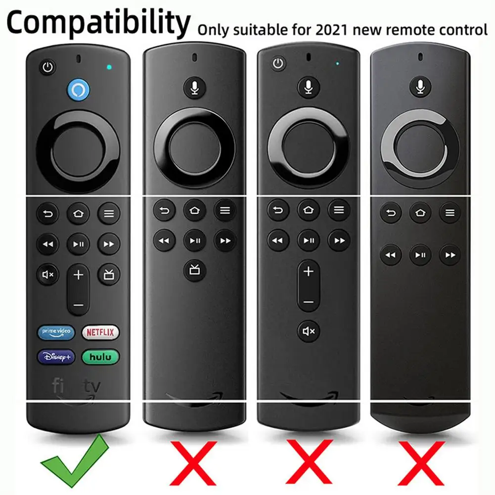 Чехол для пульта дистанционного управления 2021 Amazon Fire TV Stick 3-го поколения моющийся