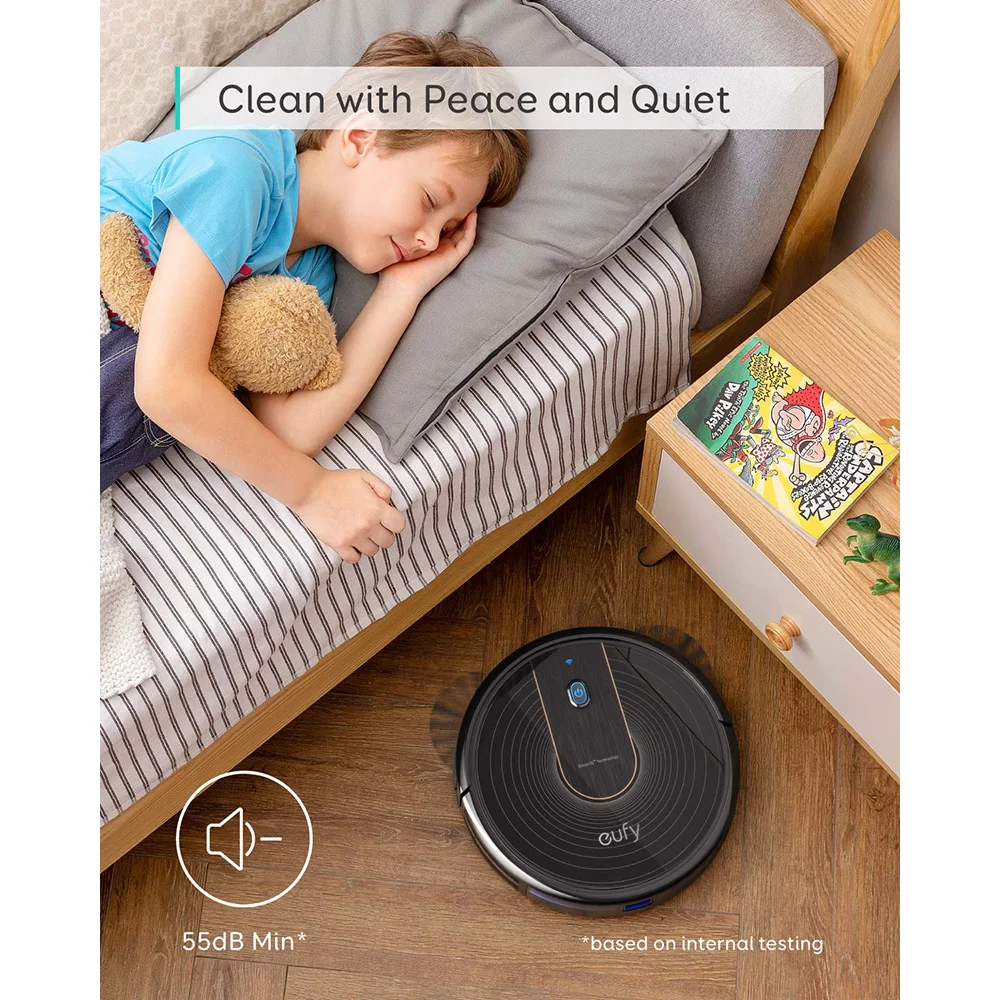 Робот-пылесос eufy [BoostIQ] RoboVac 15C Wi-Fi ультратонкий тихий самозаряжающийся 1300 па для