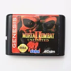 Горячие Mortal Kombat 16 бит MD карточная игра для Sega игры Sega Mega Drive для Genesis